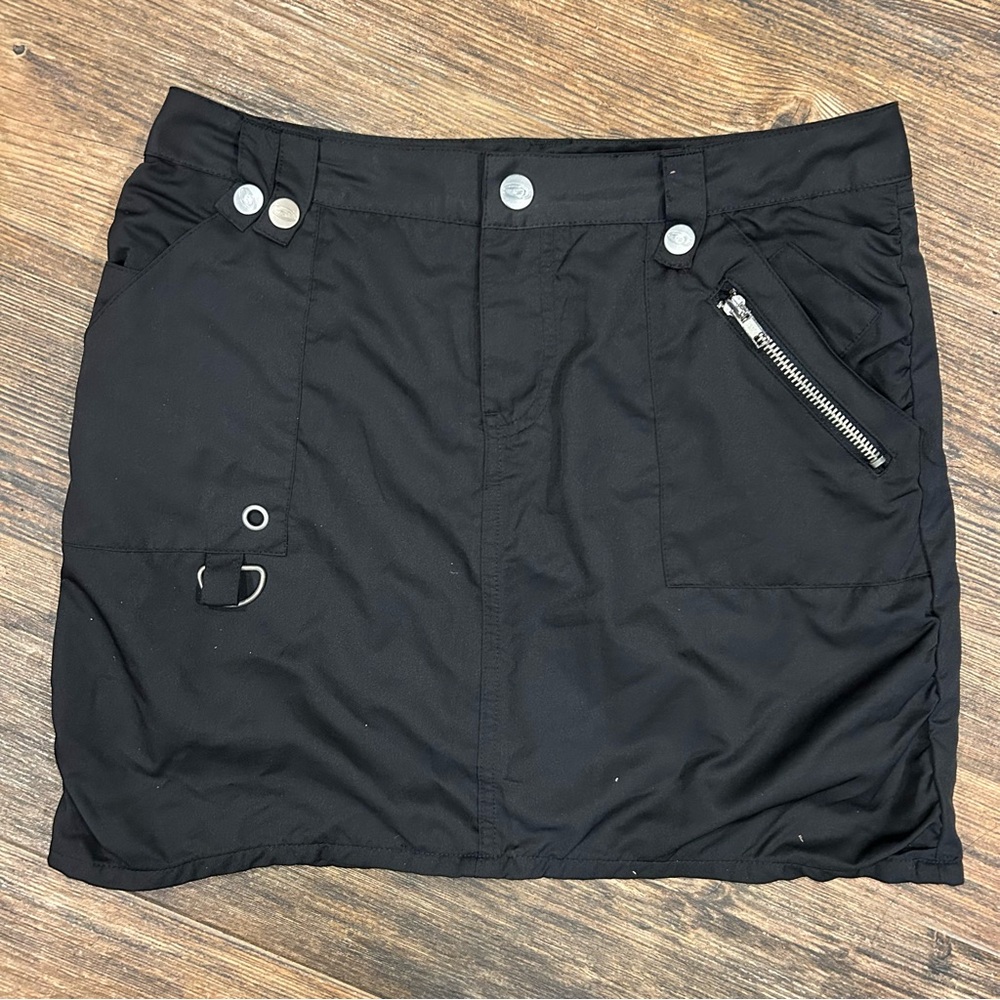 Let Me B Black Utility Mini Skort – Size 0